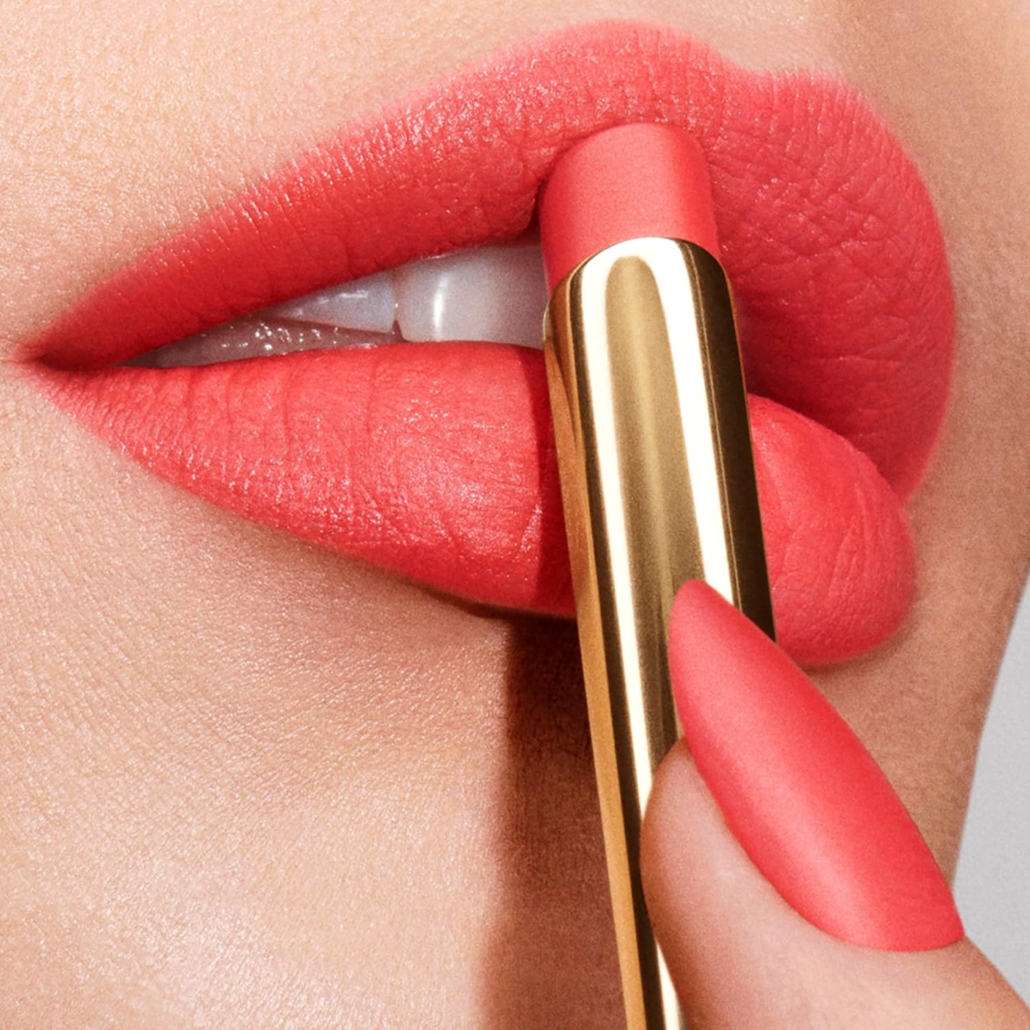 image:imageEste Lauder Pure Color Explicit LongLasting Silk Matte Lipstick for Women 12Hour Wear212 Electric Nights A vivid true coral with warm undertones