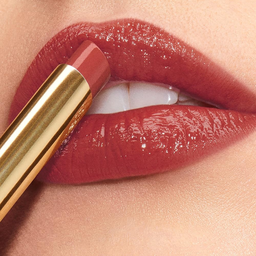 image:imageEste Lauder Pure Color Explicit LongLasting Slick Shine Slim Lipstick for Women Plumping amp Hydrating404 No Tomorrow A midtone rose with warm undertones