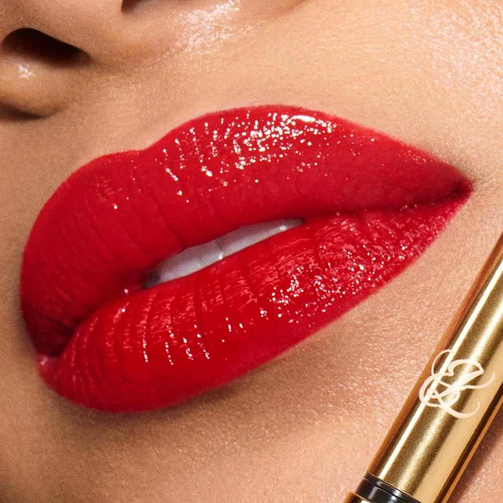 image:imageEste Lauder Pure Color Explicit LongLasting Slick Shine Slim Lipstick for Women Plumping amp Hydrating914 Adrenaline Rush A bright red with warm undertones