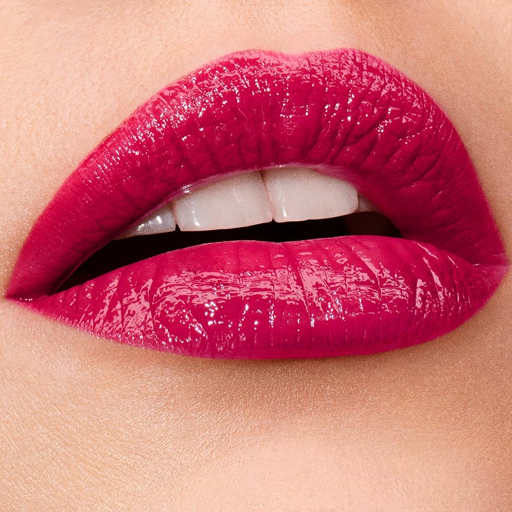 image:imageEste Lauder Pure Color Explicit LongLasting Slick Shine Slim Lipstick for Women Plumping amp Hydrating915 Score to Settle A rich fuchsia with cool undertones