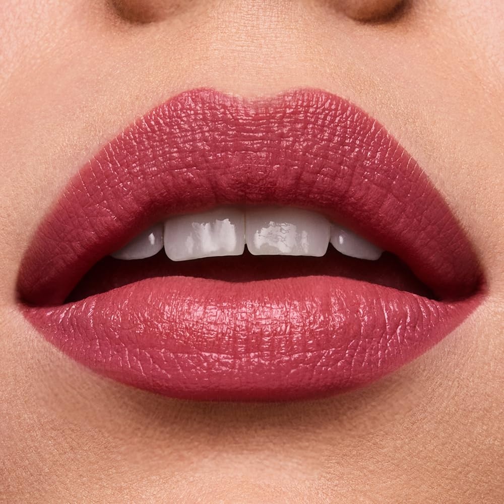 image:imageEste Lauder Pure Color Long Lasting Cream Lipstick for Women with Cream Finish Plumping amp Nourishing 012 Ounce220 Powerful A bluehued pink with a cool undertone
