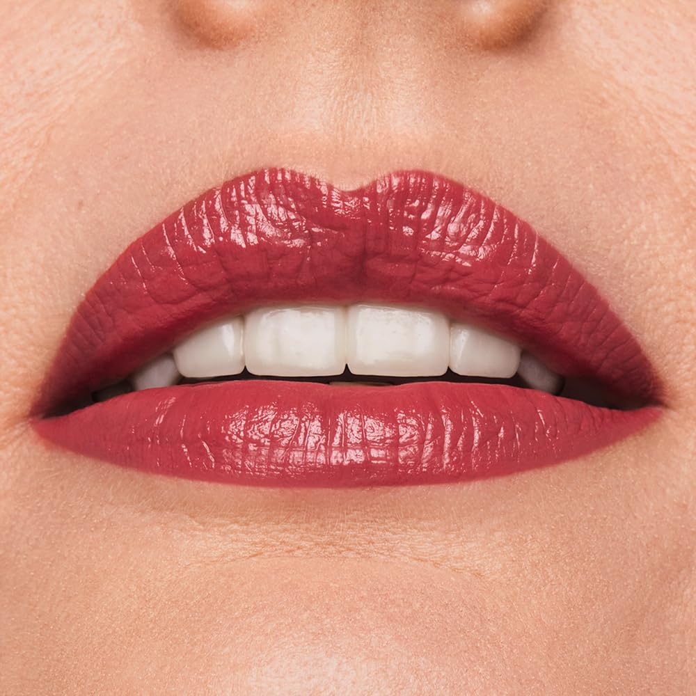 image:imageEste Lauder Pure Color Long Lasting Cream Lipstick for Women with Cream Finish Plumping amp Nourishing 012 Ounce420 Rebellious Rose A midtone rose with a neutral undertone