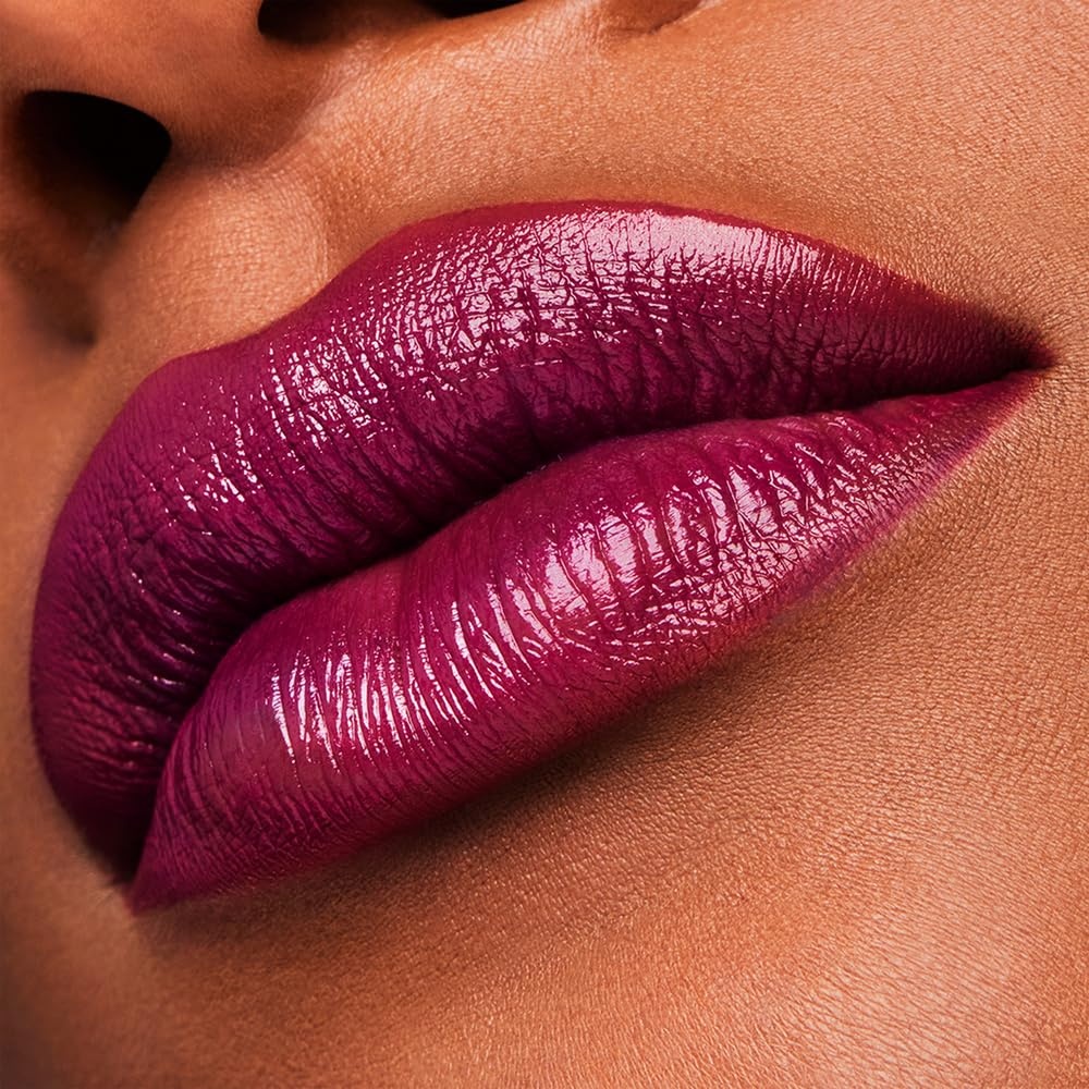 image:imageEste Lauder Pure Color Long Lasting Cream Lipstick for Women with Cream Finish Plumping amp Nourishing 012 Ounce450 Insolent Plum A vibrant plum with a cool undertone