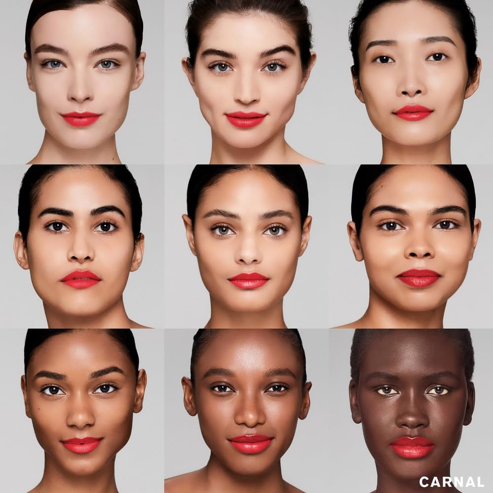 image:imageEste Lauder Pure Color Long Lasting Cream Lipstick for Women with Cream Finish Plumping amp Nourishing 012 Ounce520 Carnal A vibrant red with a warm undertone