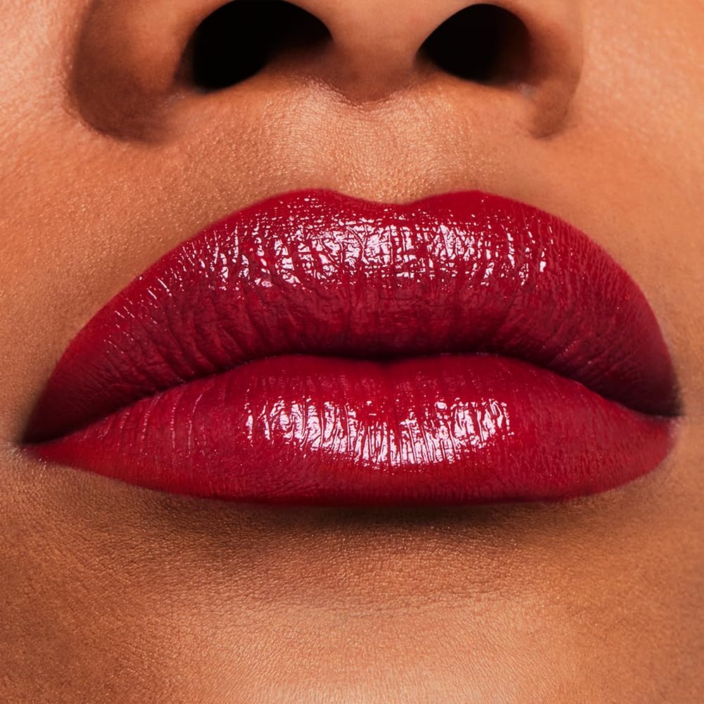 image:imageEste Lauder Pure Color Long Lasting Cream Lipstick for Women with Cream Finish Plumping amp Nourishing 012 Ounce541 LA Noir A rich and vibrant red with a cool undertone