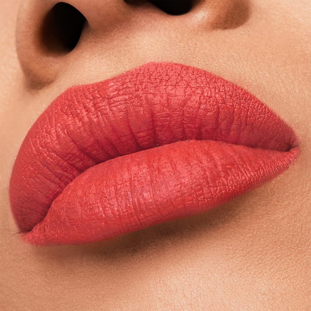 image:imageEste Lauder Pure Color LongLasting Matte Lipstick for Women with Matte Finish Plumping amp Nourishing 012 Ounce600 Visionary A vibrant peachy coral with a warm undertone