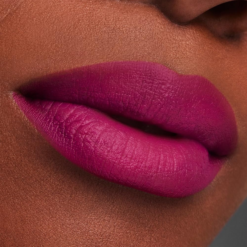 image:imageEste Lauder Pure Color LongLasting Matte Lipstick for Women with Matte Finish Plumping amp Nourishing 012 Ounce616 Enigma A vibrant purple with a neutral undertone