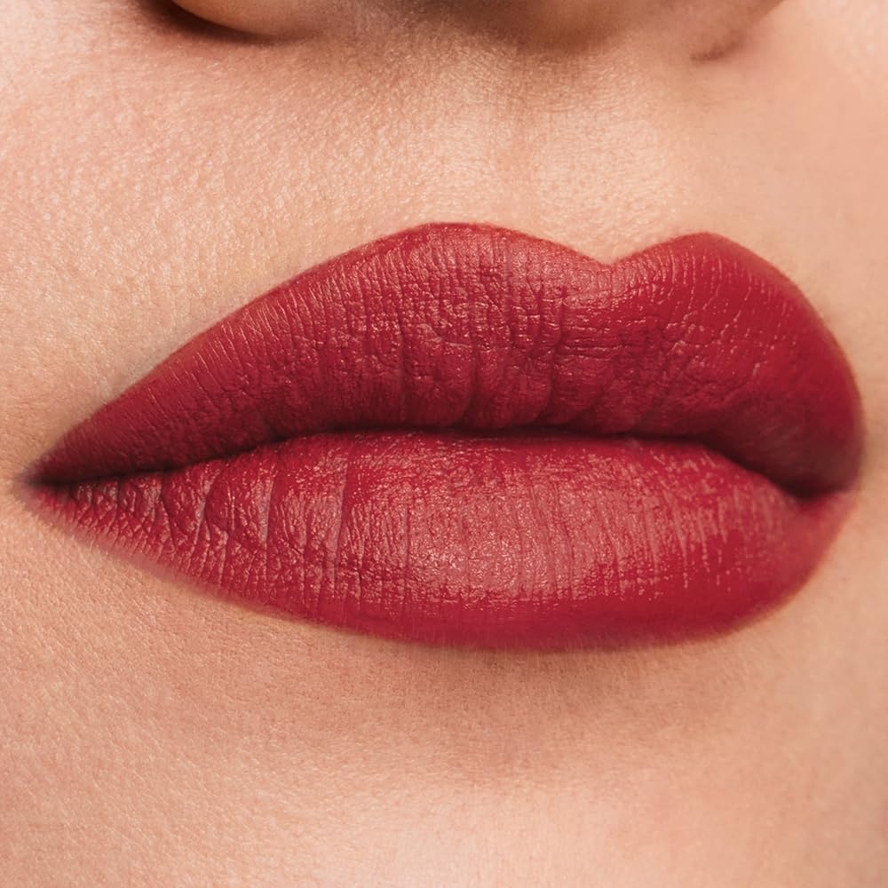 image:imageEste Lauder Pure Color LongLasting Matte Lipstick for Women with Matte Finish Plumping amp Nourishing 012 Ounce662 Rule Maker A rich vibrant reddish coral with a neutral undertone