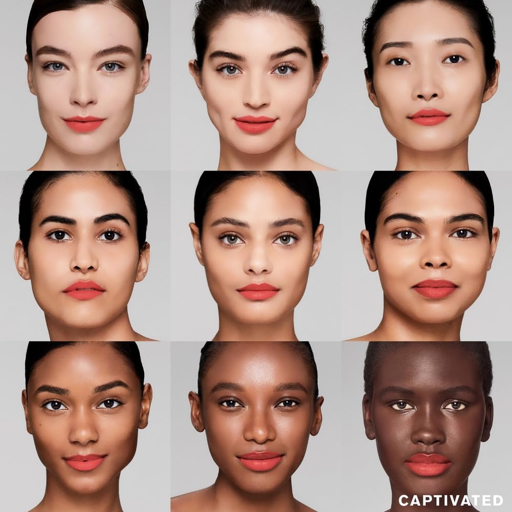 image:imageEste Lauder Pure Color LongLasting Matte Lipstick for Women with Matte Finish Plumping amp Nourishing 012 Ounce666 Captivated A vibrant orange with a warm undertone