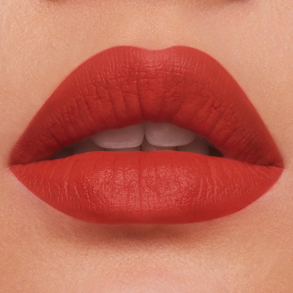 image:imageEste Lauder Pure Color LongLasting Matte Lipstick for Women with Matte Finish Plumping amp Nourishing 012 Ounce666 Captivated A vibrant orange with a warm undertone