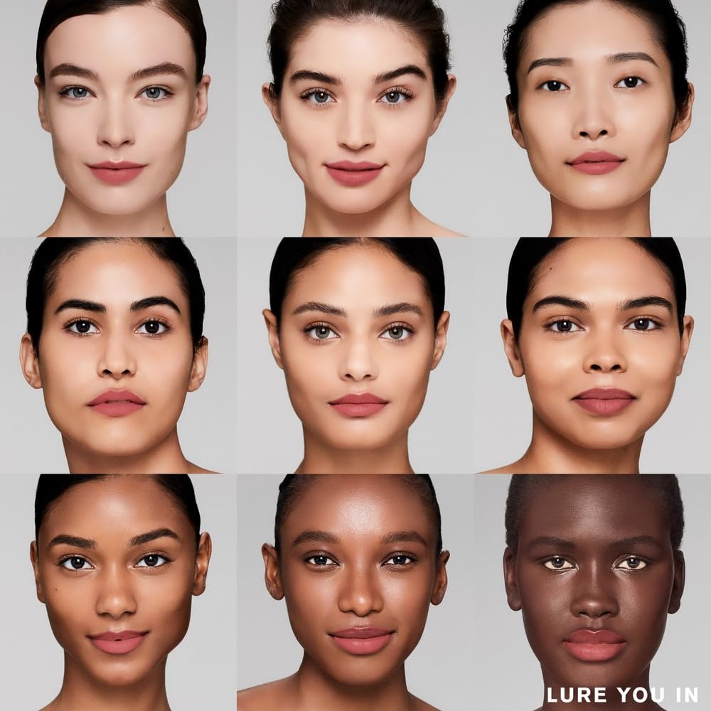 image:imageEste Lauder Pure Color LongLasting Matte Lipstick for Women with Matte Finish Plumping amp Nourishing 012 Ounce681 Lure You In A rust color with a warm undertone