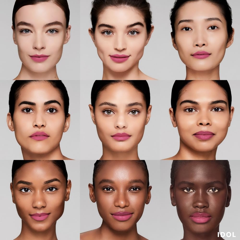 image:imageEste Lauder Pure Color LongLasting Matte Lipstick for Women with Matte Finish Plumping amp Nourishing 012 Ounce688 Idol A muted purple with a cool undertone
