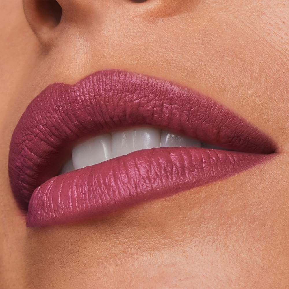 image:imageEste Lauder Pure Color LongLasting Matte Lipstick for Women with Matte Finish Plumping amp Nourishing 012 Ounce688 Idol A muted purple with a cool undertone