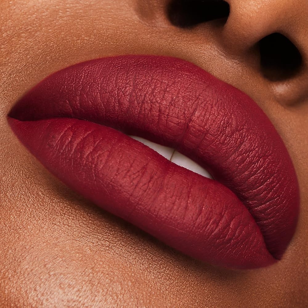 image:imageEste Lauder Pure Color LongLasting Matte Lipstick for Women with Matte Finish Plumping amp Nourishing 012 Ounce689 Dark Desire A rich crimson with a neutral undertone