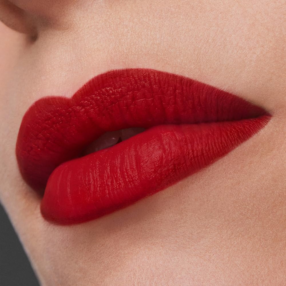 image:imageEste Lauder Pure Color LongLasting Matte Lipstick for Women with Matte Finish Plumping amp Nourishing 012 Ounce699 Thrill Me A pure red with a warm undertone