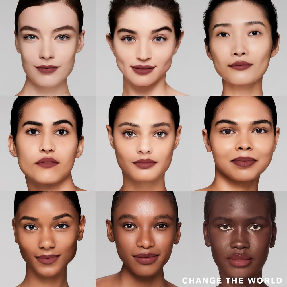 image:imageEste Lauder Pure Color LongLasting Matte Lipstick for Women with Matte Finish Plumping amp Nourishing 012 Ounce812 Change The World A deep redbrown with a neutral undertone