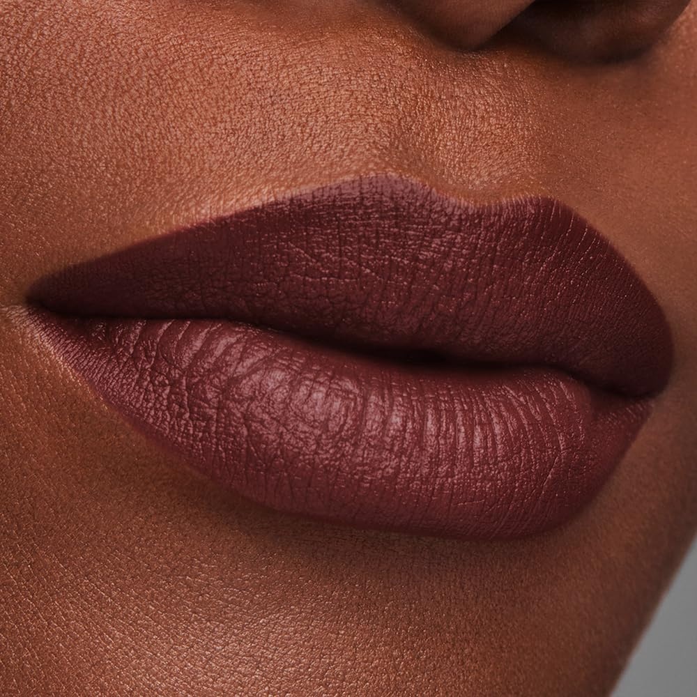 image:imageEste Lauder Pure Color LongLasting Matte Lipstick for Women with Matte Finish Plumping amp Nourishing 012 Ounce812 Change The World A deep redbrown with a neutral undertone