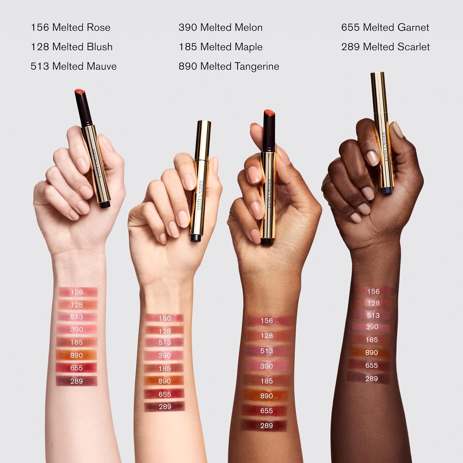 image:imageEste Lauder Pure Color MeltOn Glosstick for Lips Plumping amp Moisturizing Lip Gloss128 Melted Blush A rosy nude with warm undertones