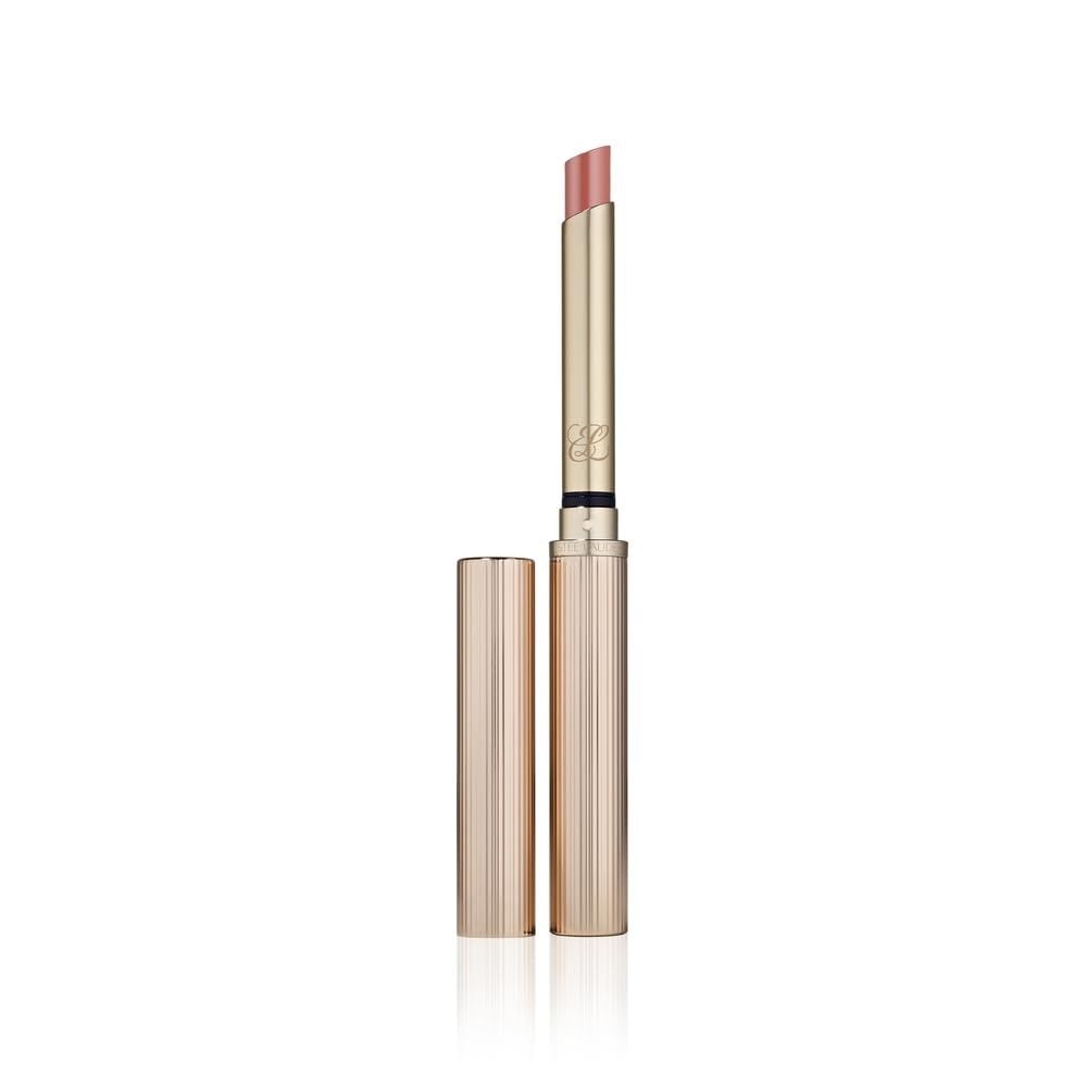 image:imageEste Lauder Pure Color Explicit LongLasting Slick Shine Slim Lipstick for Women Plumping amp Hydrating903 Wrong Number A soft peach with warm undertones