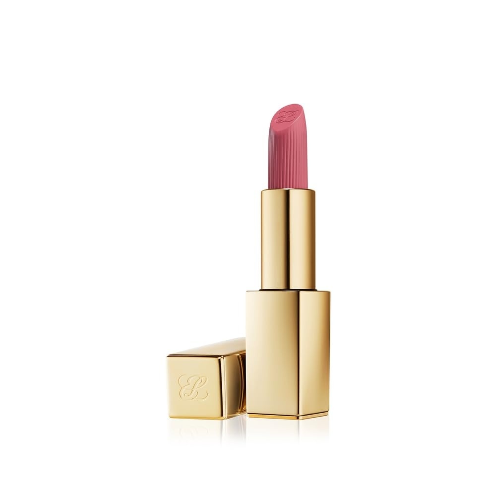 image:imageEste Lauder Pure Color Long Lasting Cream Lipstick for Women with Cream Finish Plumping amp Nourishing 012 Ounce410 Dynamic A pinky mauve with a neutral undertone