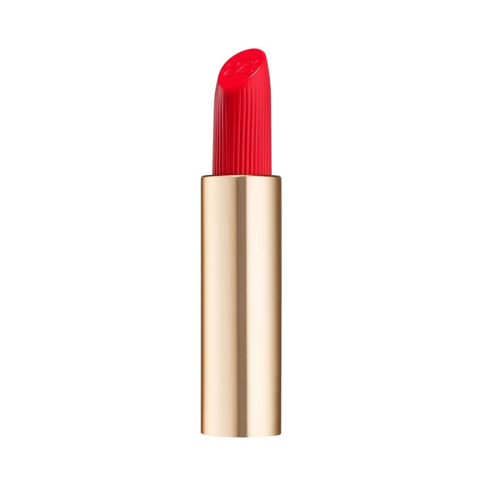 image:imageEste Lauder Pure Color Long Lasting Cream Lipstick for Women with Cream Finish Plumping amp Nourishing 012 Ounce520 Carnal A vibrant red with a warm undertone