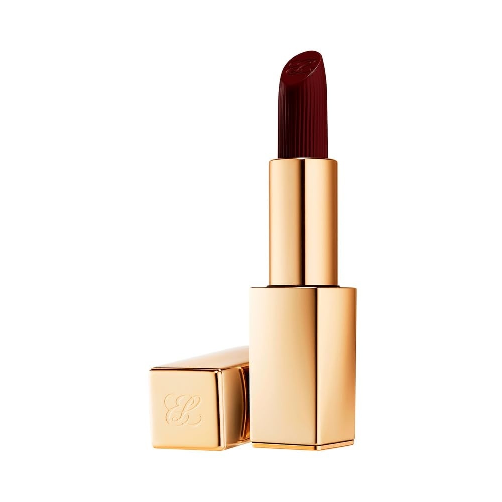 image:imageEste Lauder Pure Color Long Lasting Cream Lipstick for Women with Cream Finish Plumping amp Nourishing 012 Ounce685 Midnight Kiss An ultra deep plum with a cool undertone