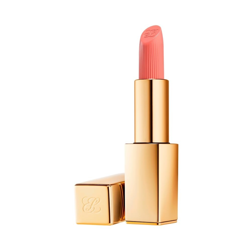 image:imageEste Lauder Pure Color Long Lasting Cream Lipstick for Women with Cream Finish Plumping amp Nourishing 012 Ounce826 Modern Muse A light peach with a warm undertone