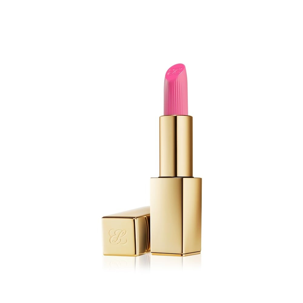 image:imageEste Lauder Pure Color Long Lasting Cream Lipstick for Women with Cream Finish Plumping amp Nourishing 012 Ounce857 Unleashed A hot pink with a cool undertone