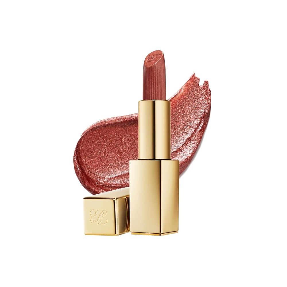 image:imageEste Lauder Pure Color LongLasting HiLustre Lipstick for Women Shimmer Finish 012 Ounce111 Tiger Eye A bronze with goldpearl finish