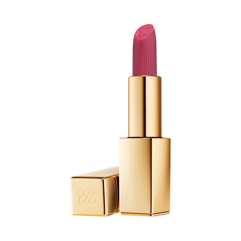 image:imageEste Lauder Pure Color LongLasting Matte Lipstick for Women with Matte Finish Plumping amp Nourishing 012 Ounce688 Idol A muted purple with a cool undertone