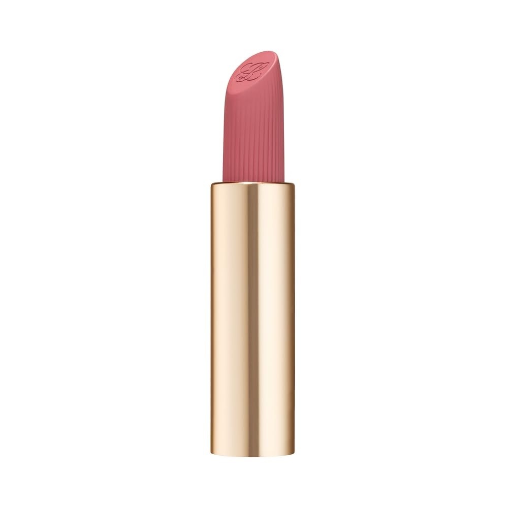 image:imageEste Lauder Pure Color LongLasting Matte Lipstick for Women with Matte Finish Plumping amp Nourishing 012 Ounce816 Suit Up A soft pink with a cool undertone