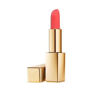 Estée Lauder Pure Color Long-Lasting Matte Lipstick for Women with Matte Finish | Plumping & Nourishing, 0.12 Ounce(600 Visionary – A vibrant peachy coral with a warm undertone)